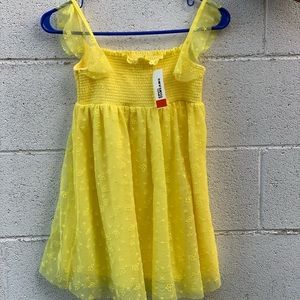Yellow kids dress